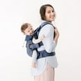 thumbnail image 2 of BabyBjorn Baby Carrier ONE Cotton Mix - Classic Denim/Midnight Blue, 2 of 4