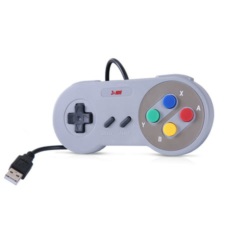 HDE Classic USB Gamepad Retro SNES Styled Controller for PC / Mac / Windows / Linux / Raspberry (Best Linux Distro For Internet)