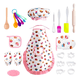 thumbnail image 1 of "Delantal Infantil Para Niña Cocina Utensilios Para 20 Uds Belug rosa ", 1 of 5