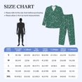thumbnail image 4 of Fotbe Green Christmas Pijama de Hombre con Estampado de Manga Larga, Conjunto de 2 Piezas, Ropa de Dormir Suave y Cómoda con Bolsillos-XX-Large, 4 of 7