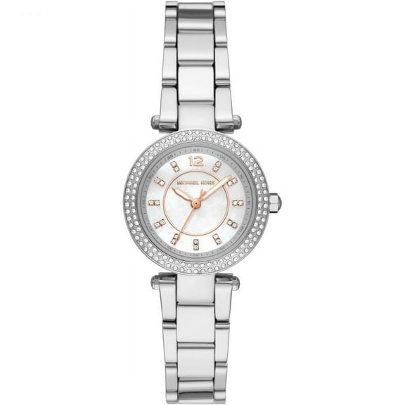Michael Kors Two-Hand Women's Silver Metal Watch, MK6932