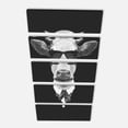 thumbnail image 2 of Funny Cow in Suit with Glasses - Animal Canvas Art Print, 2 of 3