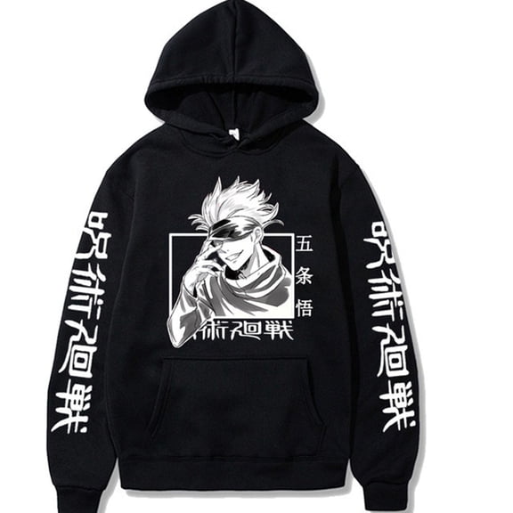 YOUSHENGER Anime Satoru Hoodie Sweatshirts For Men Women Hooded Tops Fashion Gojo Casual Pullover Hoodies
