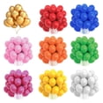 thumbnail image 2 of Globo de látex brillante perlado negro, rosa y verde de 10/12 pulgadas para decoración de bodas, cumpleaños, fiestas de baño para bebés, juguetes para niños, 2 of 5
