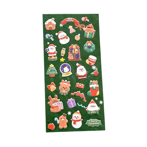 Cute Small Sticker for Kids & Adults, Reusable Tiny Sticker for Scrapbooking 3D Puffier Sticker Sheet Decorative Sticker