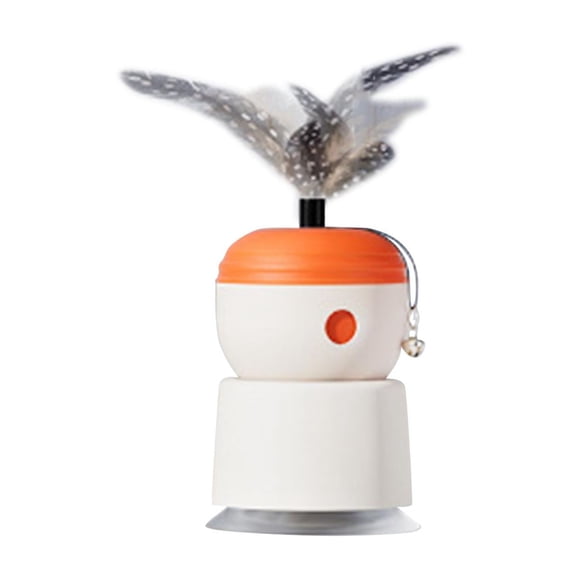 Dispensador de gato Tumbler Cat Treat Ball Suministros de suministros de mascotas multifuncionales para el juguete de juguete de plumas divertidas de