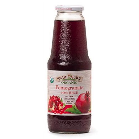 Smart Juice Organic Pomegranate Juice - 33.8 fl oz (1L) - (Case of 6)