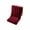 Red Seat Cushion, variant on Winter Plush High-Back Seat Cushion for Chairs, Stools, Sofas, Thick Non-Slip Chair Pad with Straps, Foldable Backrest Cushion for Indoor Outdoor Use