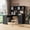 Black, variant on Economic desk, various storage needs met / Works in living room, creates a clean space