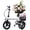 White-HIGH, variant on BroPath Electric Bike for Adults, Ebike, Electric Bicycle with 432WH Battery,14" Folding Ebike, 18MPH,20+ Miles(MAX),500W Motor,Multi-Shock Absorbers,UL2849,Commuting Mini E Bikes