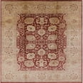 thumbnail image 1 of Ahgly Company Machine Washable Indoor Square Industrial Modern Chestnut Red Area Rugs, 6' Square, 1 of 7