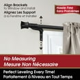 thumbnail image 4 of Smart Rods Tige Ajustable Café, Installation Facile, Sans Mesure, avec Embouts Décoratifs, 4 of 5