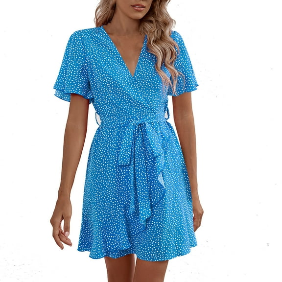 STETMN Women Summer Sleeveless Tank Dresses Casual Loose Pockets Dress Short Sleeve Maxi Dresses