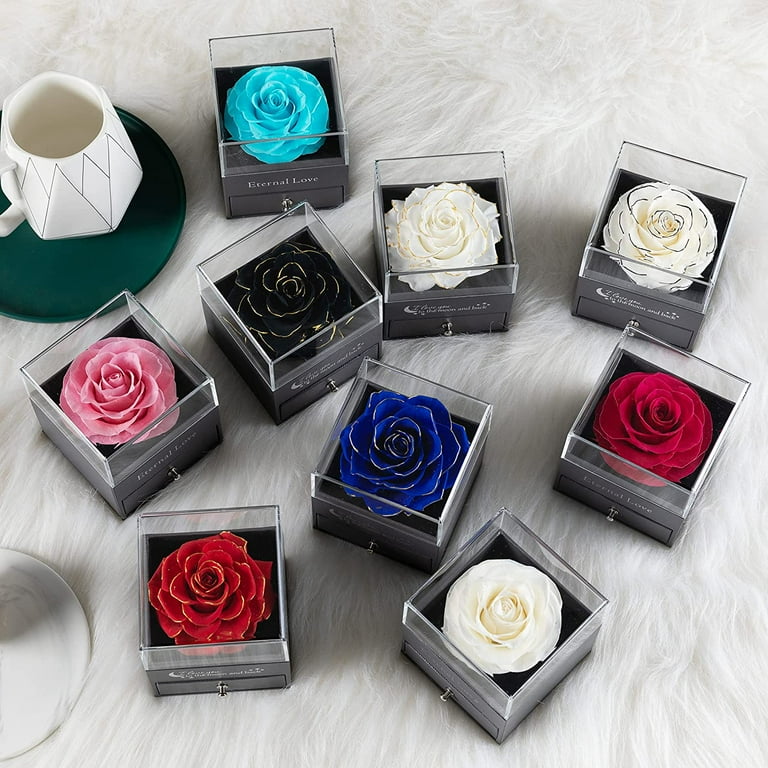 Uloveido Bracciale I Love You In 100 Lingue | Con 10 Rose E Ciondolo Segreto | Regalo Romantico Per Lei/Lui