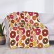 thumbnail image 3 of Fotbe Donut Manta de Franela con Estampado, Manta Ultrasuave para Cama, Sofá, Auto, Hipoalergénica y Antibolitas-40"x30", 3 of 6