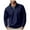 A-Navy249, variant on XAOWF Men'S Casual Solid Color Sweatshirt Turndown Collar Slim Fit Long Sleeve Basic Stylish Pullover Everyday Wear 2025 Autumn Comfort Breathable Tops