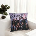 thumbnail image 6 of Stray Kids Throw Pillow Cover Decoration Pillow Case Cushion Home Decor for Home Sofa Couch 12"x12", 6 of 8