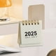 thumbnail image 4 of Calendario de escritorio mini 2025 | Decoración de oficina de mesa compacta | Material duradero, fechas claras | Estilo flip de pie, ideal para la organización del hogar o del trabajo | Regalo, 4 of 6