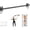 39“ doorway pull up bar, variant on Pull Up Bar for Doorway and Wall Mount - Chin Up Bars for  Gym, 39 in / 52 in Upper  Workout Equipment with 500 lbs Capacity, Portable Thickened Steel Construction, Joist Mounted