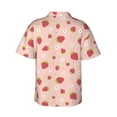thumbnail image 3 of Goofa Strawberries Hawaiian Shirt for Men, Unisex Summer Beach Casual Short Sleeve Button Down Shirts,Aloha Tropical Floral print shirt-Small, 3 of 9