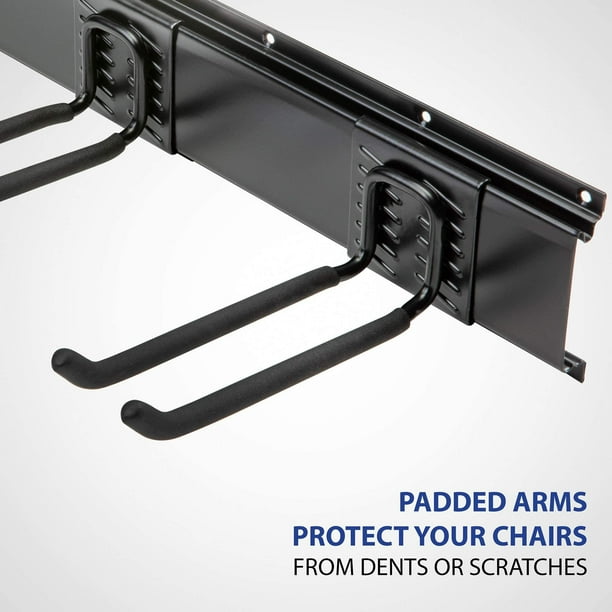 Folding chair on sale wall rack