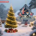 thumbnail image 4 of Metal Hanging Christmas Tree Wind Decorations - Festive Garden Spinners with Joyful Holiday Design for Yard & Garden Decor, 4 of 7