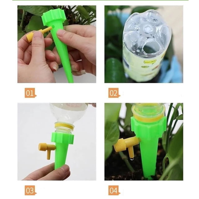 Gotero Automático Jadeshay 10 Unidades Dispositivos de Riego Automático para Plantas