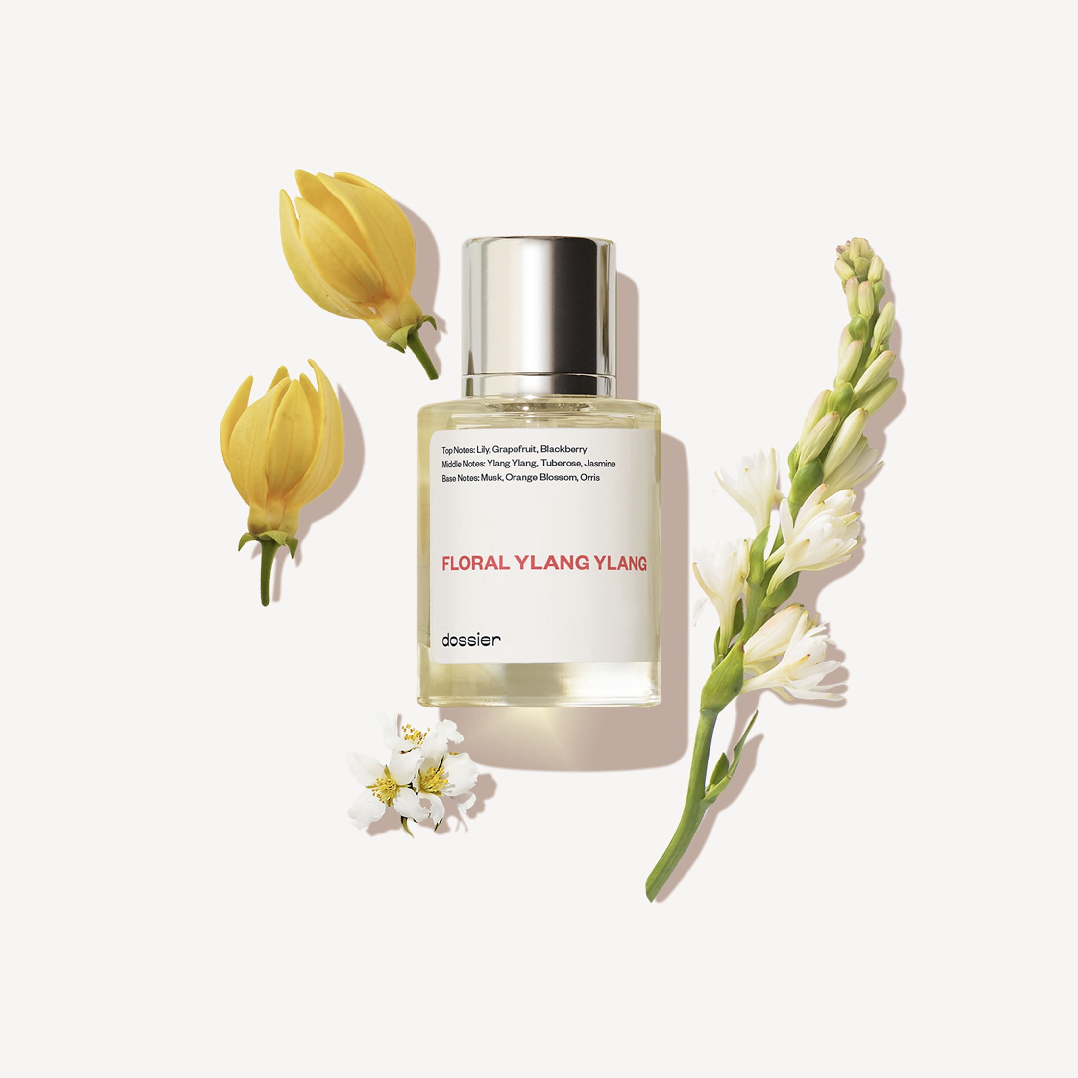 Dossier Floral Ylang Ylang Eau De Parfum, Inspired By Chanel's Gabrielle, Perfume for Women, 1.7 oz