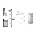 thumbnail image 2 of ZLINE Chimney Extension in Stainless Steel [2-36 in.] (2PCEXT-9667/9697), 2 of 3