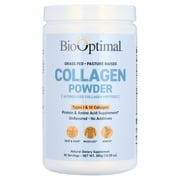 BioOptimal Collagen Powder, Grass Fed Collagen Peptides Powder, 300g