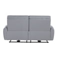 thumbnail image 5 of JERFIT Modern 2-Seater Power Recliner Sofa with USB Charger, Faux Leather, Gray, 5 of 7