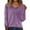 10#Purple, variant on Sweaters for Women V Neck Casual Knit Long Sleeve Tops Lightweight Pullover Clothes Fall Fashion Outfits Camel XL