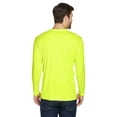 thumbnail image 2 of Adult Cool Dry Sport Long-Sleeve Performance Interlock T-Shirt BRIGHT YELLOW L, 2 of 3