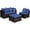 Marine, variante sur Costway Ensemble de Meubles en Rotin pour Patio 4 Pcs Canapé Ottoman Coussin Jardin Terrasse Noir