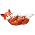 thumbnail image 2 of Streamline Imagined Sweetie Fox Tape Dispenser, Resin, Orange, 2 of 4