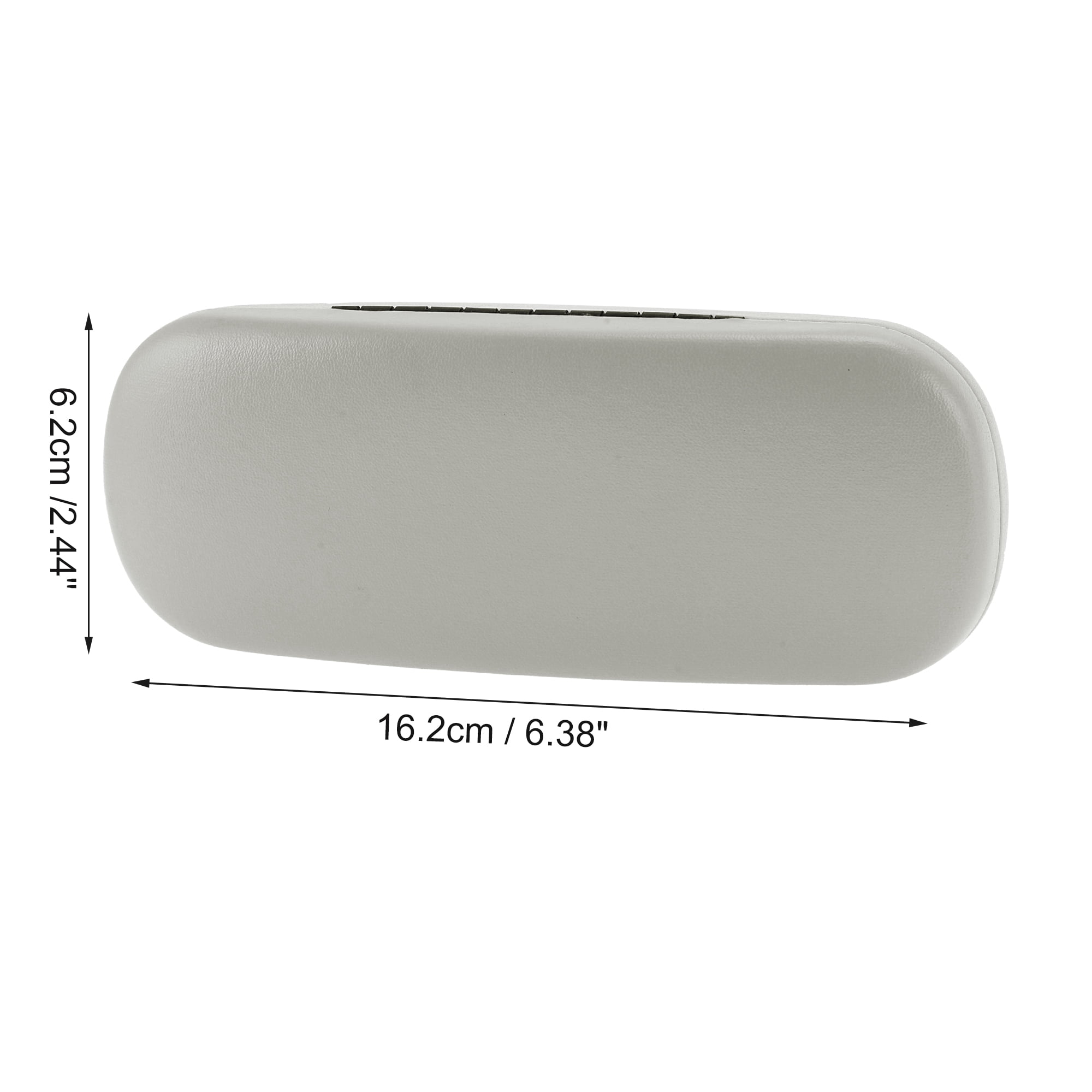 Unique Bargains Upscale Eyeglasses Case Storage 6.38"x2.44"x1.46" Gray