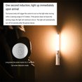 thumbnail image 3 of RKZDSR Rechargeable Motion Sensor Light - Portable USB LED Night Lamp with Magnetic Installation for Bedroom, Hallway, and Cabinet - Smart Automatic Sensing and Constant Light Mode, 3 of 8