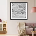 thumbnail image 3 of Historic Framed Print, The Fox & the Mask. Fox with his foot on a mask, 17-7/8" x 21-7/8", 3 of 9