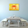 thumbnail image 2 of wall26 - Seafood Canvas Wall Art - Sea Crab - Gallery Wrap Modern Home Art | Ready to Hang - 12x18 inches, 2 of 3