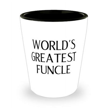 

amangny World s Greatest Funcle Shot Glass Uncle Ceramic Cup Fun Gifts For Uncle from Funny coffee mug Ceramic coffee mug Travel mug Coffee cup Tea cup Mug
