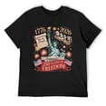 thumbnail image 3 of We The People – 250 Years Men's Cotton HD Print Short Sleeve T-Shirt Crew Neck Top Black XL, 3 of 7