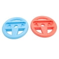 thumbnail image 1 of 2PCS Steering Wheels for 2 , Ergonomic Racing Game Controller Attachment with Improved Grip and SL SR Buttons, for Family Sports Party and Interactive Games, 1 of 7
