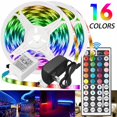 thumbnail image 2 of 32.8ft 10m Rgb Led Strip Light Smd 44 Key Remote 12v Dc Power Full Kit 5050 Lamp, 2 of 5