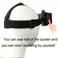 thumbnail image 3 of Head-Mounted Smartphone Holder First-Person View Video Outdoor Live Bracket For GoPro 10 9 8 7 6 5 4 DJI Action 2 For IPhone 16, 3 of 7
