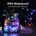 YEOLEH Led Fairy Lights Battery Operated String Lights Silver Wire
