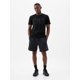 thumbnail image 3 of Camiseta Shirt GAP para hombre con logotipo suave para uso diario, color negro verdadero, XS, 3 of 3
