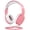 Pink/White, variant on FosPower Kids Headphones with Microphone, Foldable 85dB Safe Volume Stereo Adjustable over Ear Headphones for Kids, Girls, Boys, Children, Wired Kids Headphones for School Tablet, Black/Red