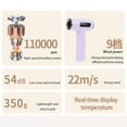 thumbnail image 4 of Hair Dryer, 200W Cordless Hot Cold Air Hair Blow Dryer, Double Temperature Modes, Intelligent Temperature Control, Portable Lightweight Blow Dryer for Travel Dormitory, 4 of 7