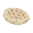 thumbnail image 2 of oshhni Round Chair Cushion Breathable Garden Chair Mat for Rocking Chair Seats Sofa Khaki, 2 of 9