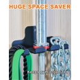 thumbnail image 2 of Barbell Wall Mounted Barbell Hanger for 33mm Bar，Olympic Barbell Holder,Hanging Barbell Rack for Home Gym,Free Weight Racks,Home & Gym Bar Wall Rack to Saving Space, 2 of 6
